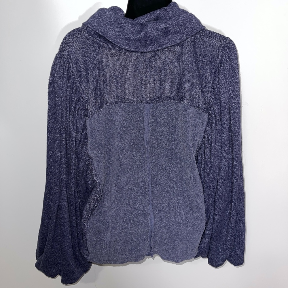 Free people balloon long sleeve cowl neck‎ sweater top Size Small - Picture 4 of 6